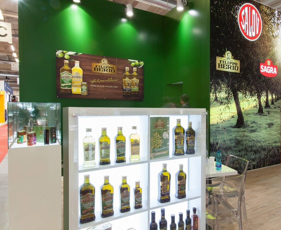 GRUPPO SALOV A CIBUS 2022 CON LE LINEE COMPLETE DEI SUOI BRAND SAGRA E FILIPPO BERIO