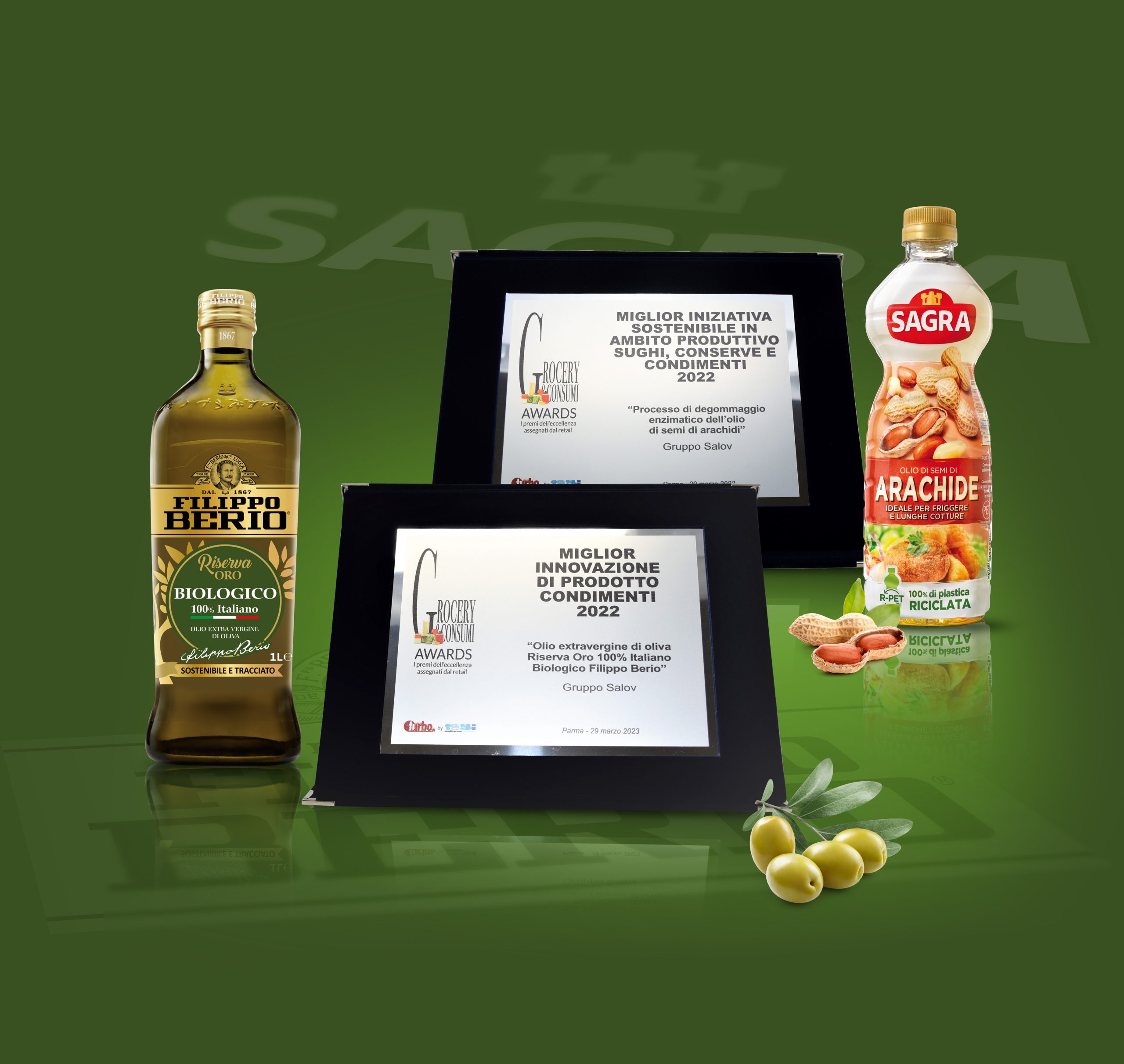 Salov tra i vincitori di Grocery & Consumi Awards: premiato l’impegno in innovazione, ricerca e sostenibilità