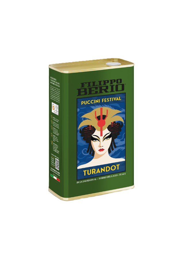 Filippo Berio presenta la lattina in limited edition dedicata a Turandot per celebrare il 70° Festival Puccini di Torre del Lago