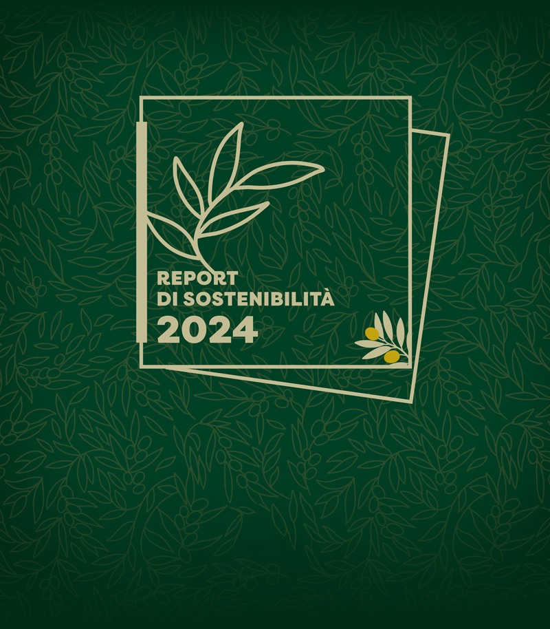 Copertina del Report di sostenibilità 2024.